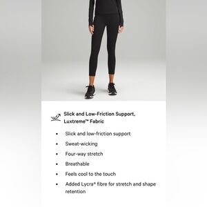 Lululemon All the Right Places High Rise 23 inch Black leggings size 4